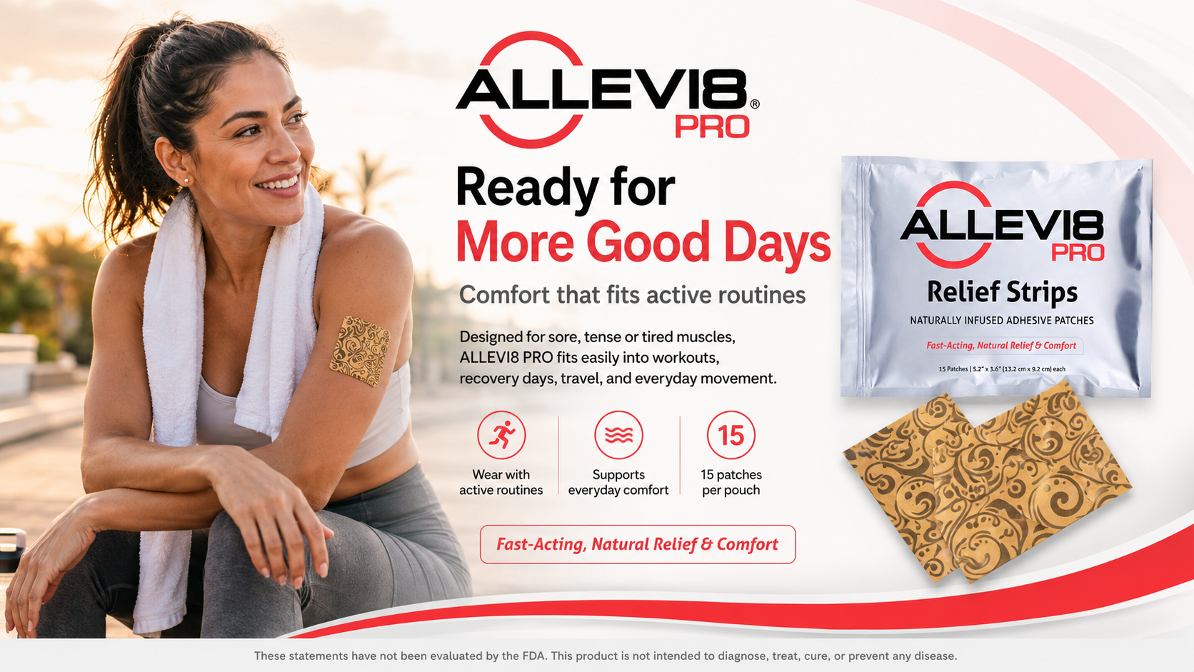 ALLEVI8 PRO support for everyday movement and comfort